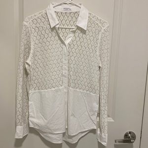 Equipment Eyelet Blouse XS